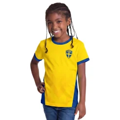 T-skjorte Sverige supportertrøye for barn