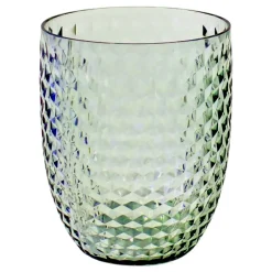 Tumblerglass i plast grønn