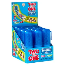 Two to One Tropical Slikkepinne med Leke Storpakning