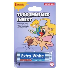 Tyggegummi med Insekt Skøyerartikkel