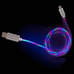USB Ladekabel med LED