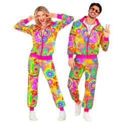 UV Neon Hippie Tracksuit Kostyme