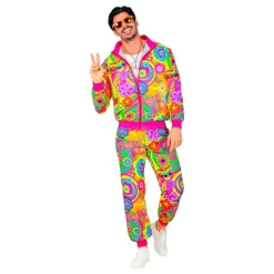 UV Neon Hippie Tracksuit Kostyme