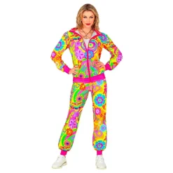 UV Neon Hippie Tracksuit Kostyme