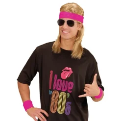 UV Neon Svettebånd Rosa