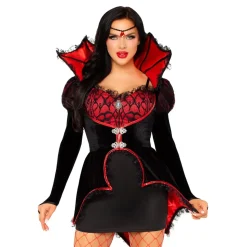 Vampyrdronning Kjole Deluxe Kostyme
