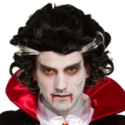 Vampyr Svart Parykk