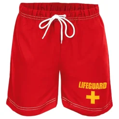 Vannløselige Badeshorts Rød