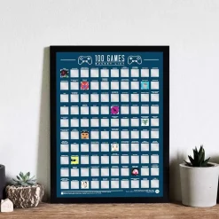 100 Video Games Bucket List Skrapetavle