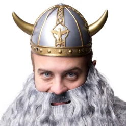 Vikinghjelm med Horn