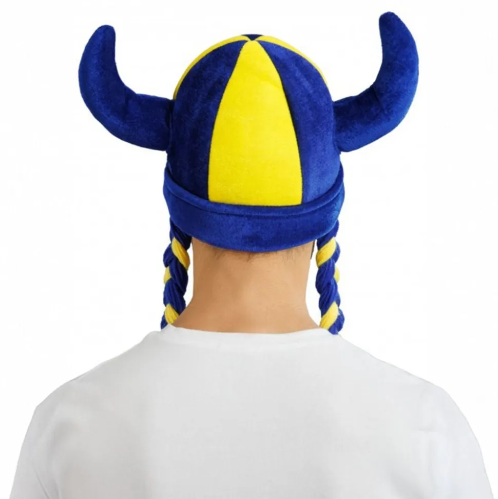 Vikinghjelm Sverige med Fletter