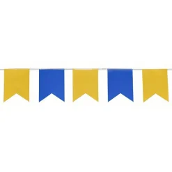 Vimpelgirlander Blå/Gul