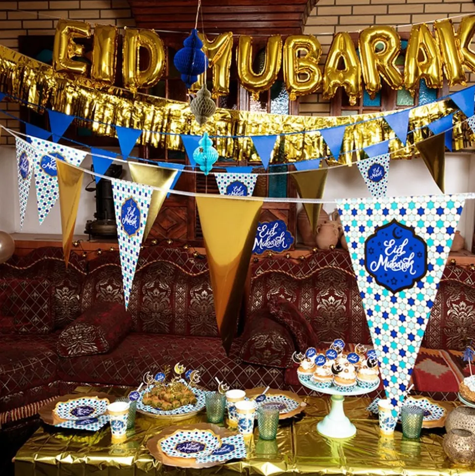 Vimpelgirlander Eid Mubarak