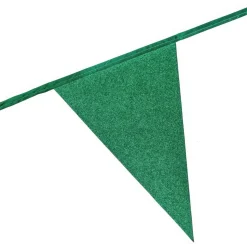 Vimpelgirlander Grønn Glitter