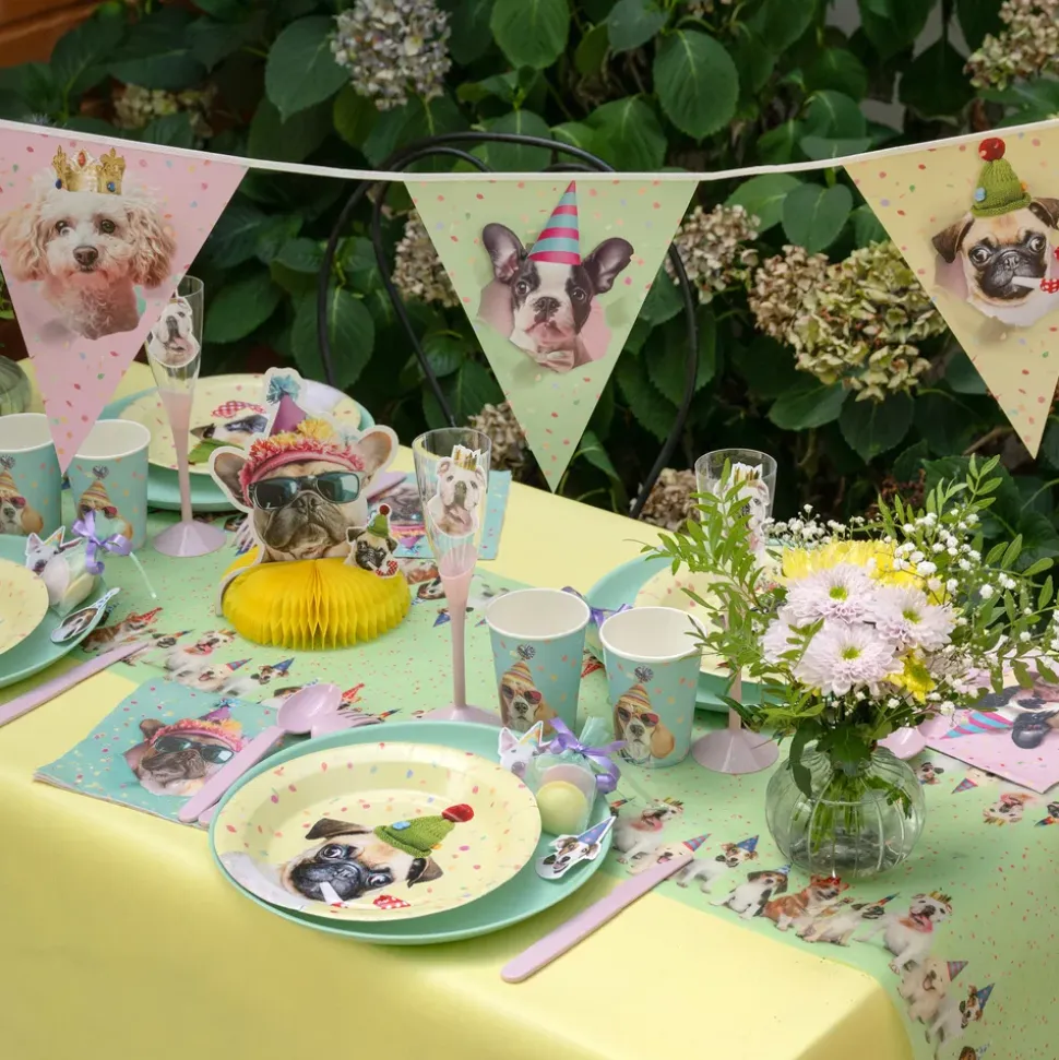 Vimpelgirlander Party Hund