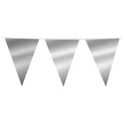 Vimpelgirlander Sølv Metallic