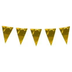 Vimpelgirlander Stor Metallic Gull