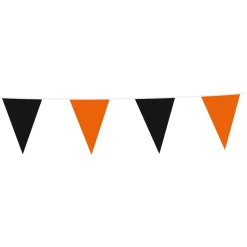 Vimpelgirlander Svart/Oransje