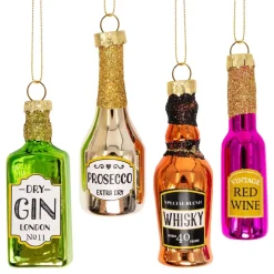 Vin- & Spritflaske Juletrepynt