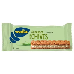 Wasa Sandwich Cheese & Chives Storpakning