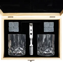 Whiskey Stone Sett med Glass