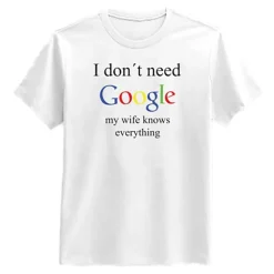 Wife Google T-skjorte