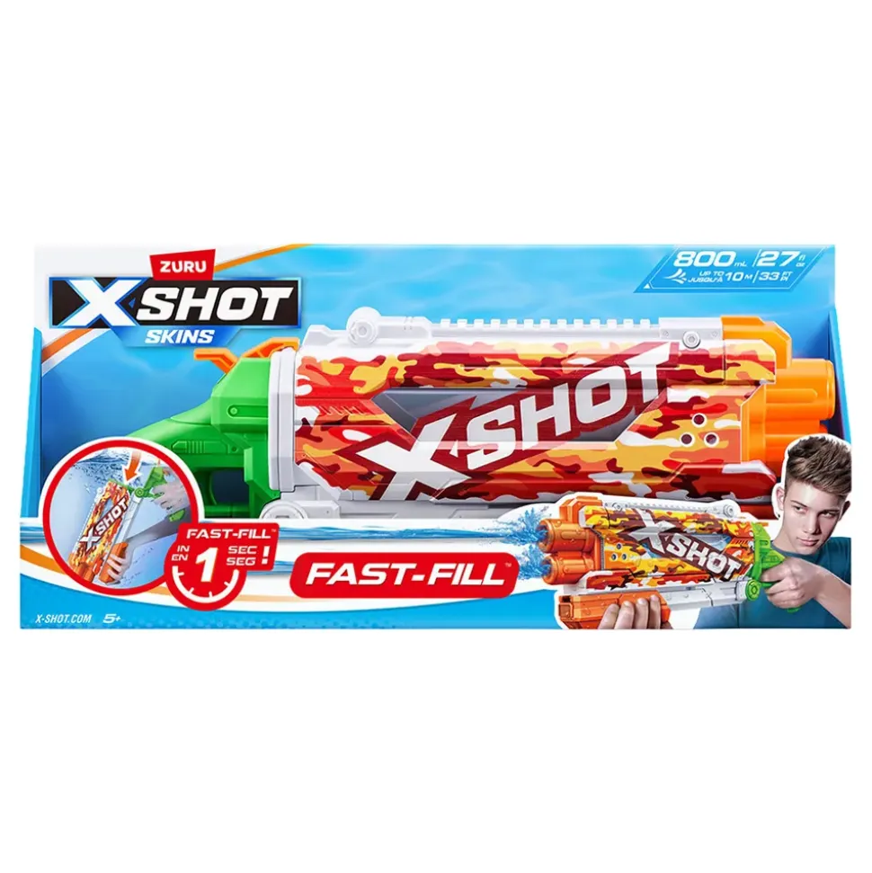 X-Shot Fast-Fill Skins Pump Action Vannpistol
