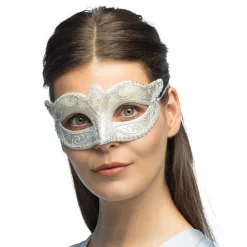 Øyemaske Venice Sølv