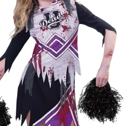 Zombie Cheerleader Lilla Barn Kostyme