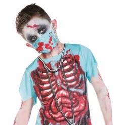 Zombie Kirurg Barn Kostyme